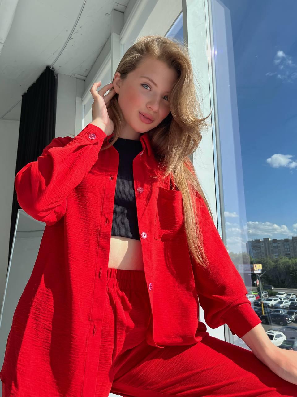 Костюм жіночий літній BO.Brand, сорочка та штани