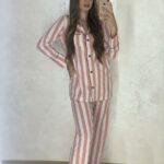 Піжама жіноча BO.Brand (сорочка з довгим рукавом, штани, шорти)