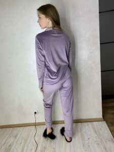 Тепла жіноча піжама BO.Brand на ґудзиках зі штанами - Зображення 10