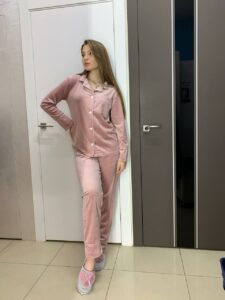 Жіноча домашня піжама BO.Brand на ґудзиках та штани - Зображення 8