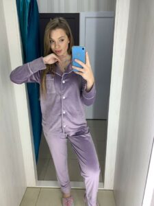 Тепла жіноча піжама BO.Brand на ґудзиках зі штанами - Зображення 6