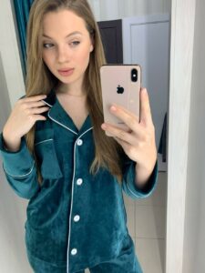 Жіноча піжама BO.Brand на ґудзиках зі штанами, колір зелений - Зображення 5