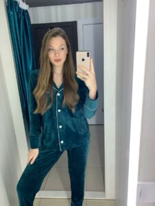 Жіноча піжама BO.Brand на ґудзиках зі штанами, колір зелений - Зображення 7