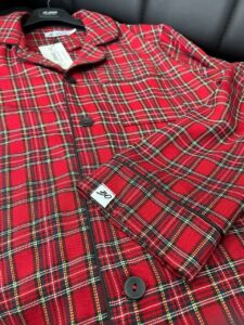 Сімейні піжами BO.Brand червоні у клітинку (чоловіча та жіноча піжами, котон) - Зображення 13