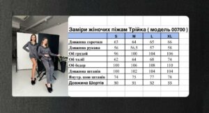 Піжама жіноча 3 в 1 BO.Brand (сорочка, штани та шорти, колір пудровий) - Зображення 11