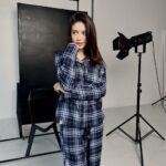 Жіноча піжама бавовняна BO.Brand, натуральна тканина котон, синій у клітинку - Зображення 9