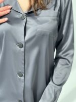 Жіноча піжама BO.Brand сорочка та штани, колір графіт - Зображення 8