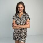 Жіноча сорочка та шорти BO.Brand, піжама смугаста