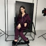 Жіночий домашній велюровий костюм BO.Brand, піжама на ґудзиках та штани баклажан