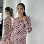 Жіноча піжама BO.Brand 2 в 1, сорочка та штани, шовк, колір мокко