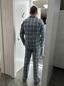 Чоловіча котонова піжама BO.Brand, колір блакитний - Зображення 7