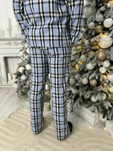 Чоловіча котонова піжама BO.Brand, колір блакитний - Зображення 8