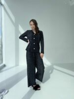 Жіноча піжама BO.Brand у чорному кольорі (сорочка та штани) - Зображення 10