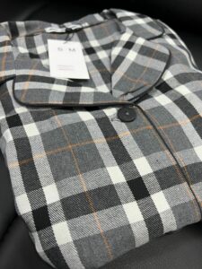 Чоловіча котонова піжама BO.Brand, колір сірий - Зображення 6