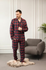 Чоловіча піжама BO.Brand в зелену клітинку, котон - Зображення 9