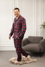 Чоловіча піжама BO.Brand в зелену клітинку, котон - Зображення 15
