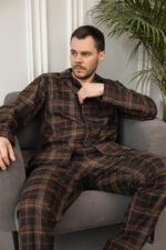 Чоловіча піжама для дому BO.Brand, котон, коричневий - Зображення 14
