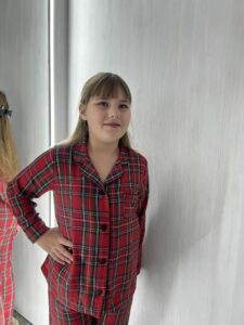 Дитяча піжама BO.Brand котонова, у червону клітинку - Зображення 12