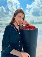 Шовкова жіноча піжама BO.Brand для дому, колір смарагд - Зображення 2