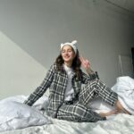 Жіноча піжама у сіру клітинку BO.Brand, натуральна тканина котон