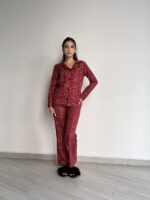 Жіноча піжама BO.Brand котон червона клітинка - Зображення 10