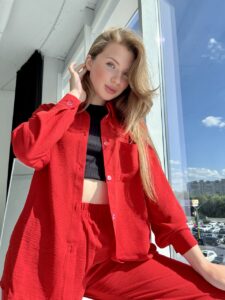 Костюм жіночий літній BO.Brand, сорочка та штани - Зображення 2