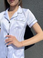 Піжама жіноча BO.Brand двійка, білий - Зображення 5