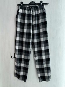 Дитяча піжама BO.Brand фланель в сіру клітинку - Зображення 6