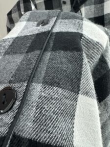 Дитяча піжама BO.Brand фланель в сіру клітинку - Зображення 3