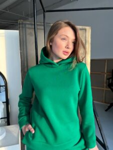 Жіночий спортивний костюм BO.Brand на флісі , колір графіт - Зображення 19